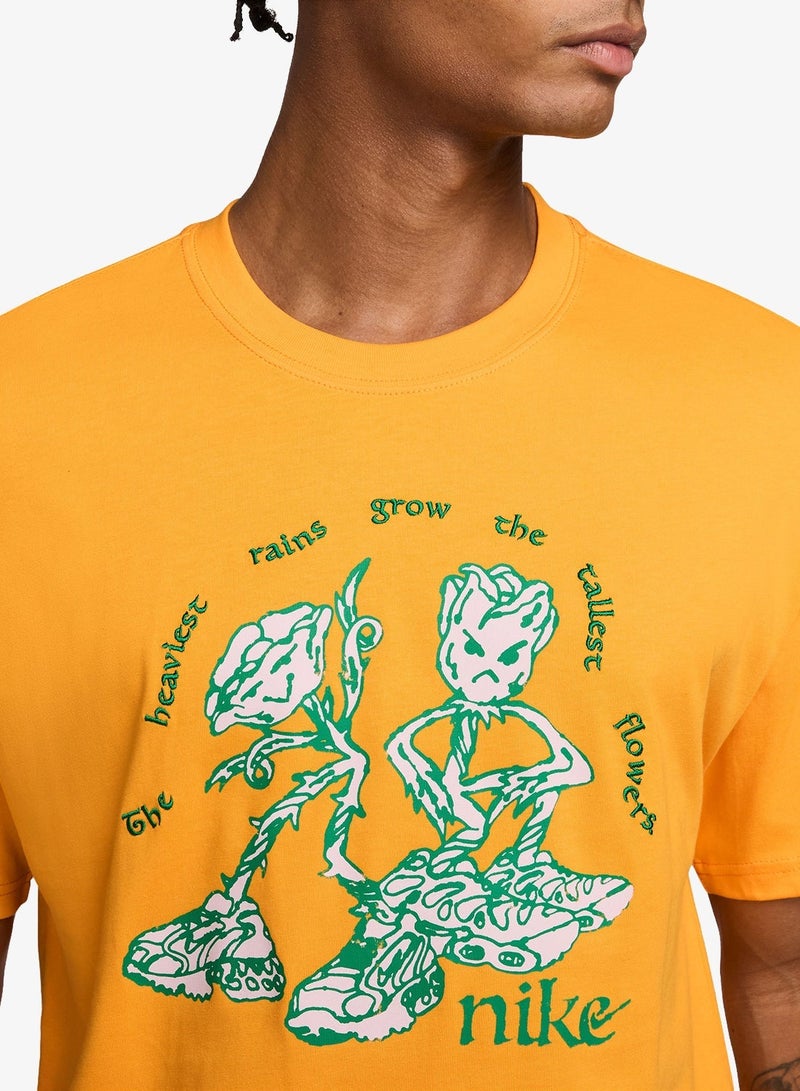 نايكي تيشيرت فضفاض بطبعات زهور - Image 3